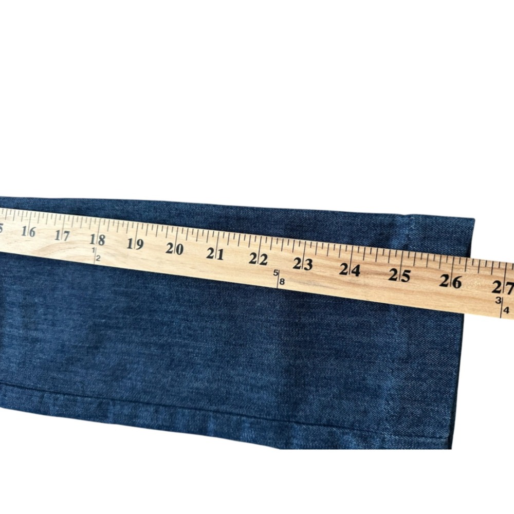 Rag & Bone Skinny Denim Pants Indigo Blue Side Zip Stretch Trousers Size 4 - Picture 5 of 7